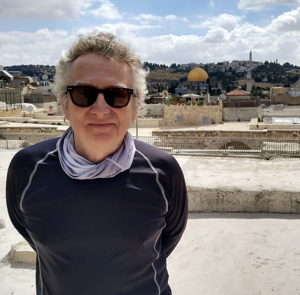 Mario Saenz at the Old City of Jerusalem